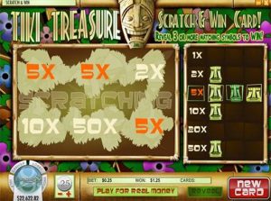 tiki-treasure scratch off